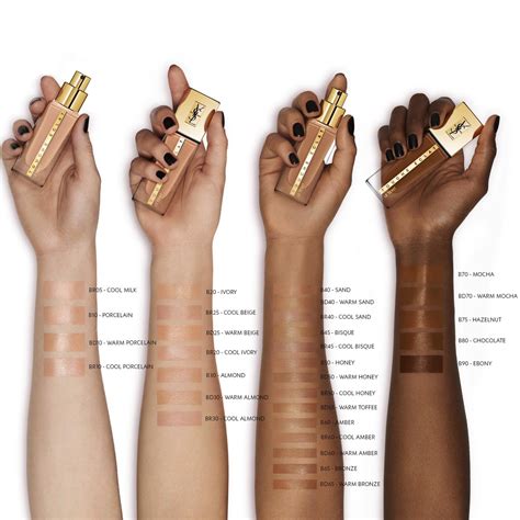 ysl compact foundation shades|ysl touche eclat foundation shades.